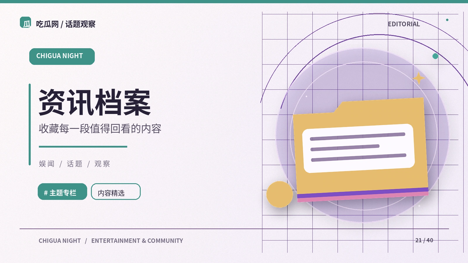 每周瓜单与专题档案